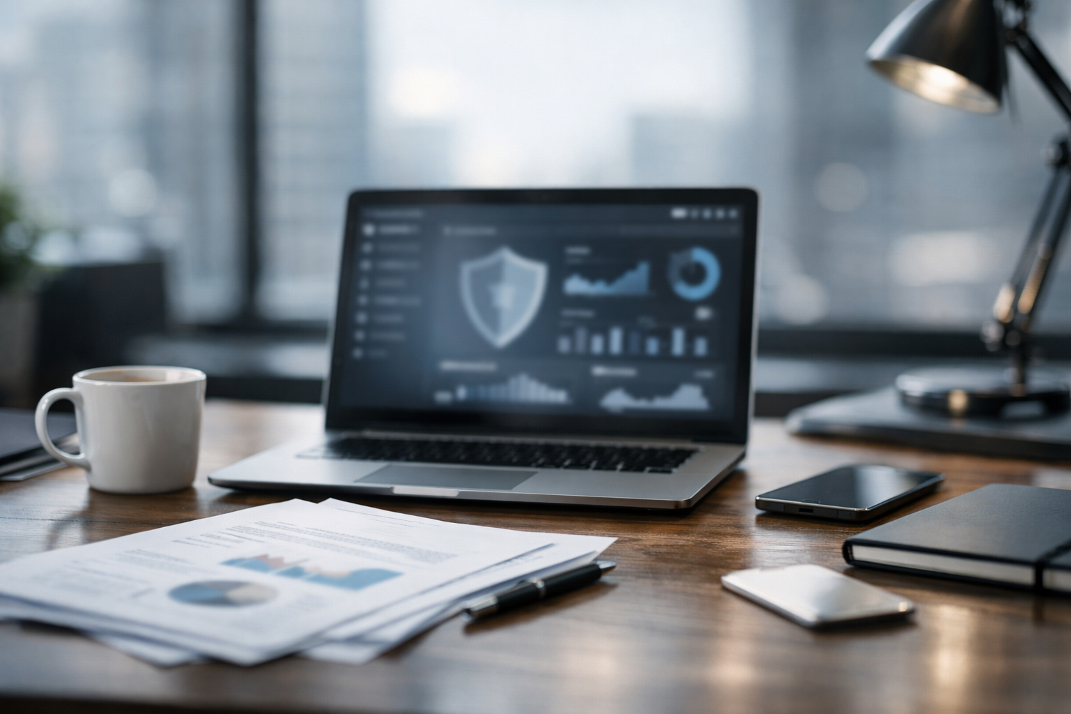 Antivirus & Securitate pentru workstation: imagine ilustrativă