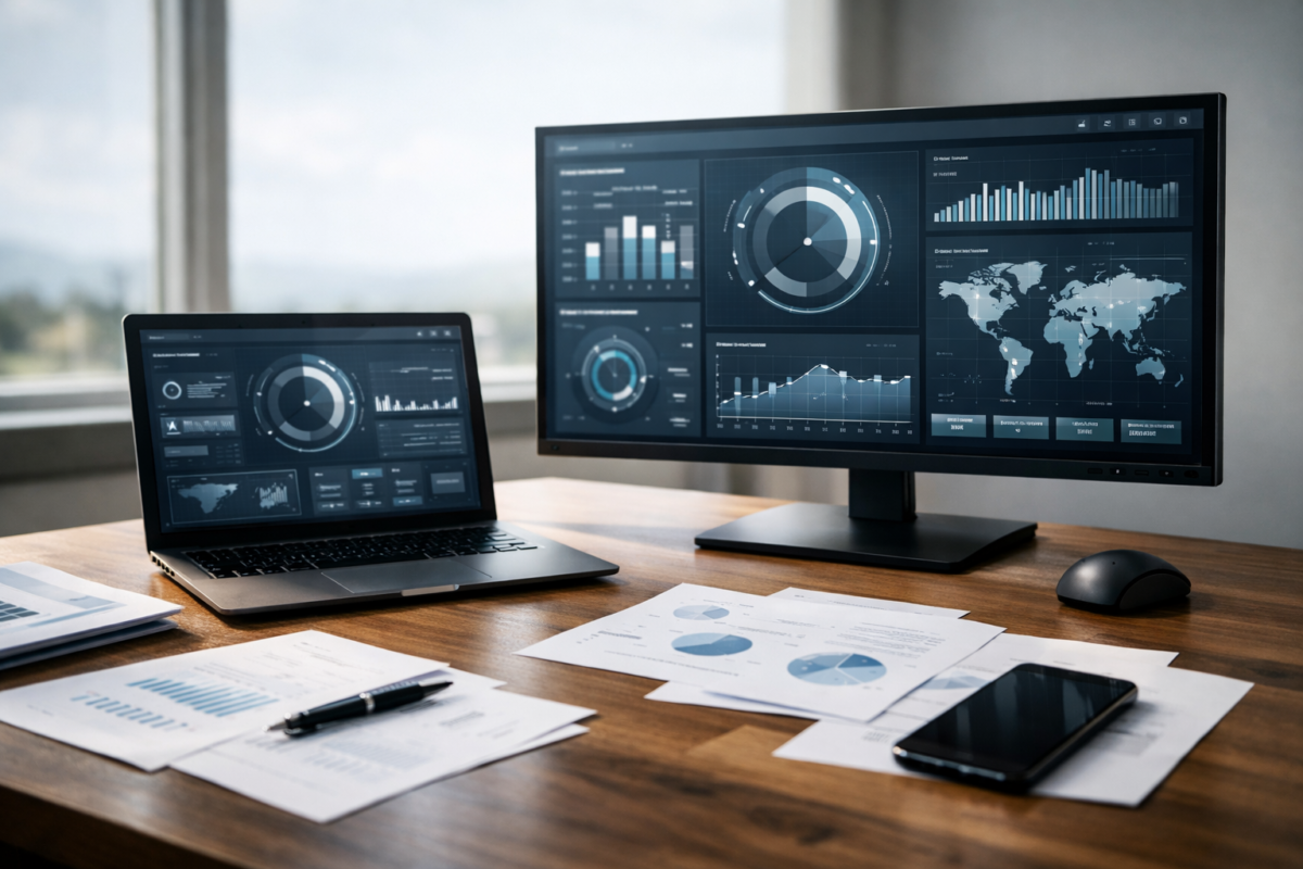 Workstation curat cu notificare de securitate și etichetă Antivirus & Securitate
