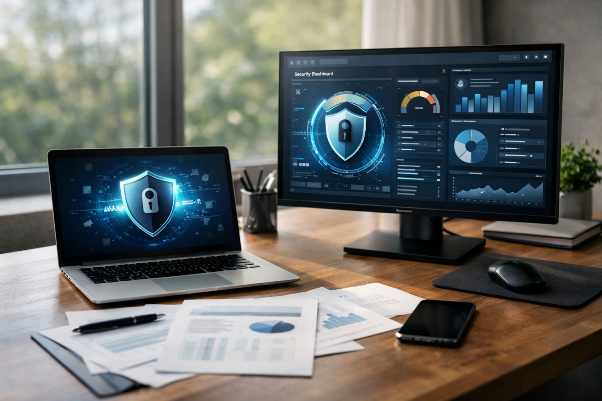Antivirus & Securitate pe stație de lucru business, protecție în straturi